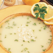 receta gatimi per pergaditjen e supes me mish, veze dhe limon