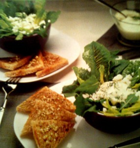 Sallate rukola me gjize dhe buke aromatike | Receta Kuzhine