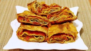 Pite me ajvar dhe kërpudha!